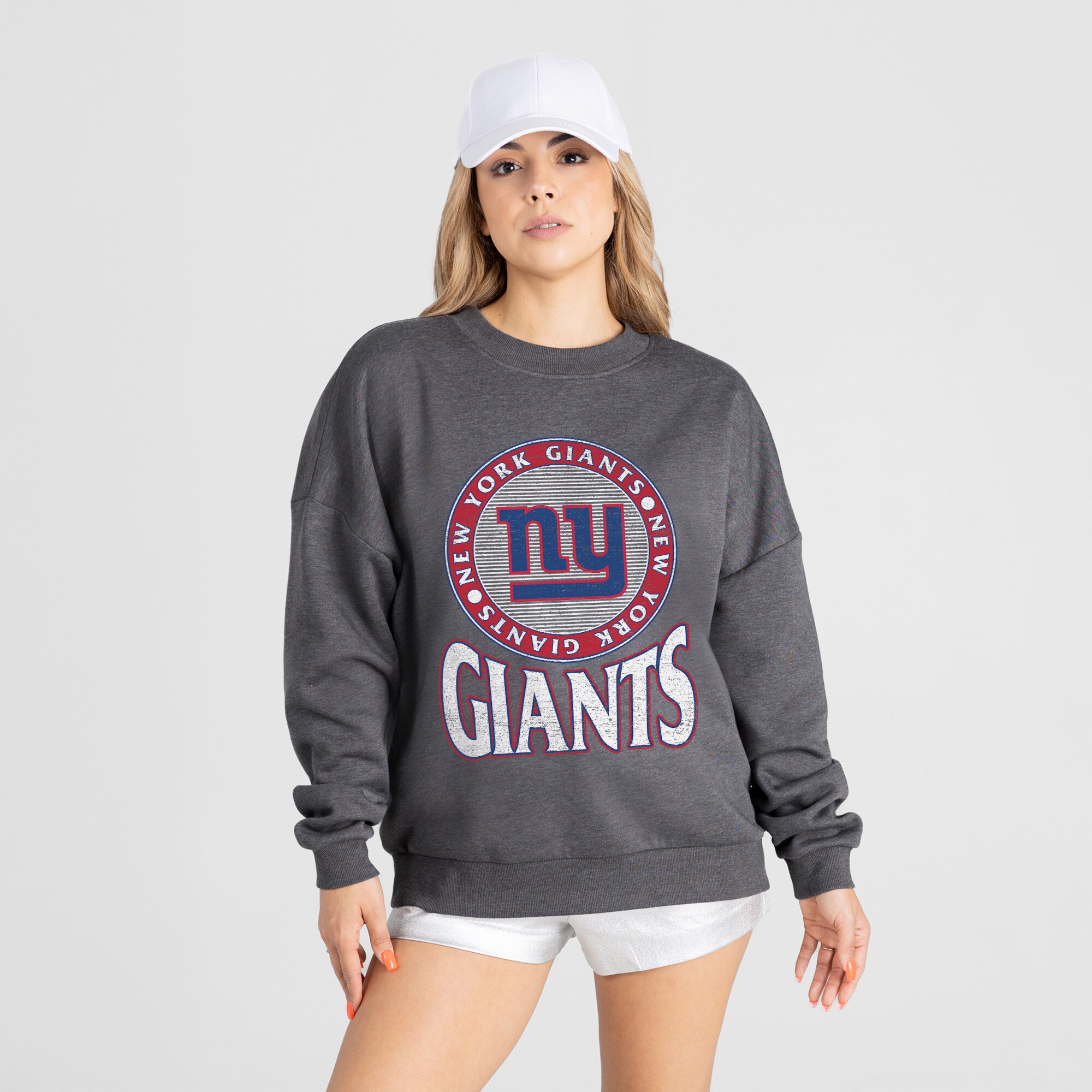 Women's Gameday Couture Charcoal New York Giants Saturday Seal